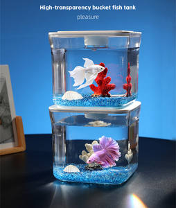 ตู้ปลา<span class=keywords><strong>ปลาทอง</strong></span>ขนาดเล็ก<span class=keywords><strong>สวย</strong></span>งามมีการออกแบบเดสก์ท็อปหนาเป็นมิตรกับสิ่งแวดล้อมภูมิทัศน์สำหรับการเลี้ยงปลาแบบ Betta - Product Image 5