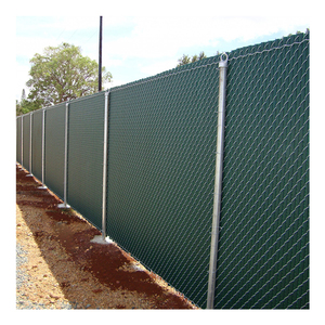 Shengsen nhà máy bán mạ kẽm Cyclone dây lưới 6ft 8ft Chuỗi liên kết hàng rào cuộn với sự riêng tư màn hình và thanh - Product Image 1