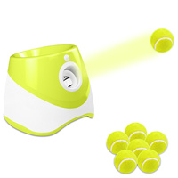 Lanceur de balles automatique pour chien avec balles de tennis 3/6/9/12, pour l'intérieur et l'extérieur.