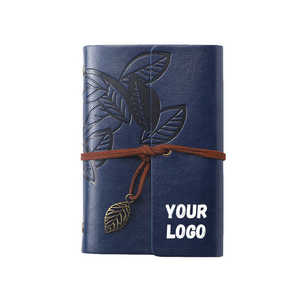 Cổ Điển Máy Tính Xách Tay Nhật Ký Tùy Chỉnh Emboss In Ấn Logo Văn Phòng Phẩm Quà Tặng Văn Phòng Trường Nguồn Cung Cấp A5/A6/A7 PU Da Máy Tính Xách Tay - Product Image 1