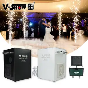 V-show maytap makinesi soğuk piroteknik 750w kıvılcım havai fişek çeşme etkisi makinesi düğün