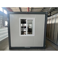 Conteneur pliable prêt à être expédié, maison préfabriquée mobile, mini-maisons fabriquées en acier pour application en bâtiment de bureaux