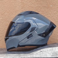 Casque de moto rétro personnalisable en ABS pour hommes et femmes, intégral, certifié DOT et CCC, double visière, taille XL, universel, toutes saisons
