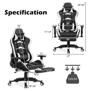 <span class=keywords><strong>Silla</strong></span> de Juego AJUNION, Venta al por Mayor de Fábrica, Logotipo Personalizado, <span class=keywords><strong>Silla</strong></span> de Oficina Ergonómica, Altura Ajustable, <span class=keywords><strong>Silla</strong></span> de Carreras con Masaje para Adultos - Product Image 2
