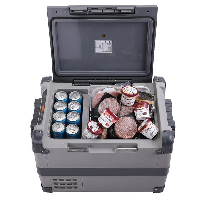 Evercool 33L Portable Mini Car Refrigerator 24V DC Solar Freezer with Geepas Compressor 220V Mini Solar Refrigerator