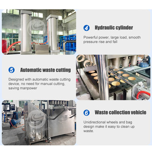 <span class=keywords><strong>Machine</strong></span> de production de cornets de glace en acier inoxydable ORME, petite taille, pour la fabrication de coupes comestibles pour café et thé - Product Image 5