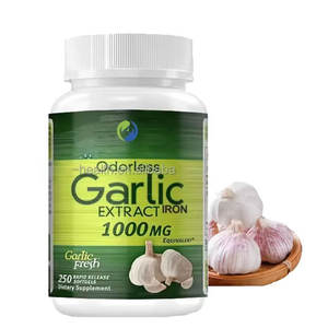 Cápsula de aceite de ajo orgánico al por mayor de Ausreson, suplemento para el crecimiento del cuidado del cabello, cápsulas de ajo inodoras - Product Image 1