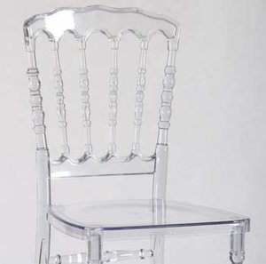 Chaises de mariage Chiavari en résine acrylique transparente, vente en gros d'usine, pour événements, fêtes, salon et entrée - Product Image 2