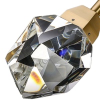 Plafonnier Led suspendu en cristal, design moderne, éclairage d'intérieur, luminaire décoratif de plafond, idéal pour des escaliers ou des hôtels, JY9226