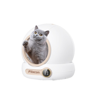 Bac à litière intelligent transfrontalier pour chat, entièrement fermé, extra-large, toilette pour chat entièrement automatique avec double système d'élimination des odeurs et désodorisant - Product Image 5
