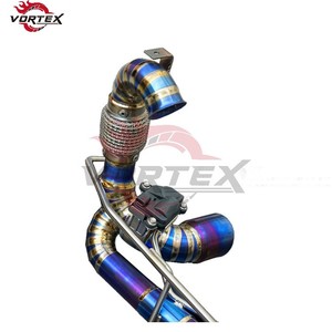 Système d'échappement Catback en alliage de titane Vortex Grade 5 pour Mercedes-Benz SMART W453 1.0 0.9T avec soupape d'échappement Catback - Product Image 4