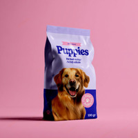 Sac alimentaire personnalisé pour animaux de compagnie avec fermeture éclair, taille sur mesure, pochette d'emballage recyclable à fond plat pour aliments secs pour chats et chiens