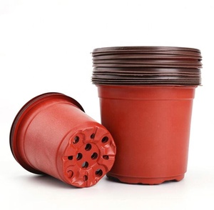 Fournitures de jardinage à domicile, plusieurs tailles, succulentes de pépinière, pot de fleurs en <span class=keywords><strong>plastique</strong></span> durable à double couleur pour transplantation - Product Image 1