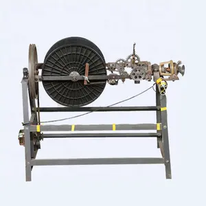 Mesin pembuat tali jerami populer/penggunaan rumahan mesin pembuat tali rumput putar mini mesin pembuat tali jerami paddy