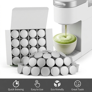 แคปซูลชาเขียวมัทฉะสำหรับระบบ K Cup ปรับปริมาณได้ 2-8 กรัม รับผลิตแบรนด์ส่วนตัว OEM ODM ขายส่ง พร้อมตัวอย่างฟรี - Product Image 1