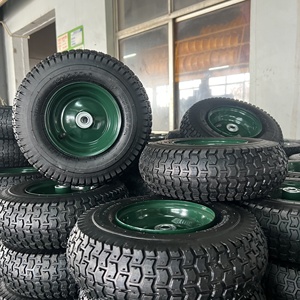 Lốp xe cút kít thay thế, bánh xe 16 inch có vòng bi và khớp mỡ, lốp cỏ 4 lớp - Product Image 1