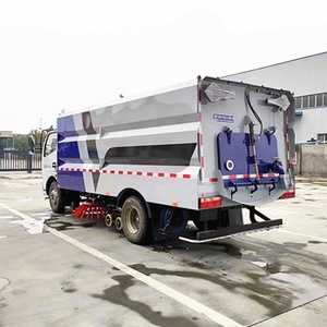 Camión barredor de calles de alta presión Dongfeng, camión de succión para limpieza de calles de 6000L para calles urbanas y pistas de aeropuertos - Product Image 6