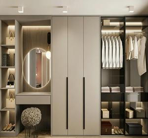Armadio di Lusso in Legno Massello Personalizzato con Soluzione Completa per la Casa, Ferramenta in Acciaio Inox, Mobili Moderni per Camera da Letto - Product Image 3