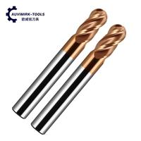 Fraise à queue sphérique en carbure de tungstène à 4 cannelures pour routeur CNC, pour outils CNC