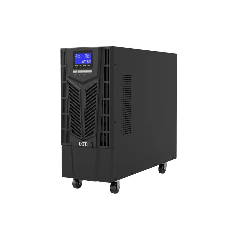 6KVA 10kVA Tower 3 Phase UPS Fuente de alimentación ininterrumpida en línea Batería externa UPS de litio para el gobierno