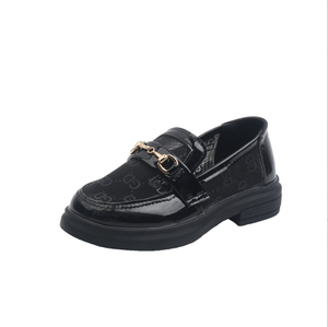 Chaussures en maille respirante pour enfants, chaussures à enfiler pour filles, mocassins noirs et blancs, chaussures pour filles, chaussures de princesse pour enfants - Product Image 5