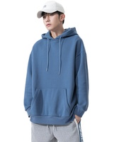 Maglioni da uomo a maniche lunghe casual allentati con cappuccio multicolor all-match con logo stampato personalizzato moda primavera 2022