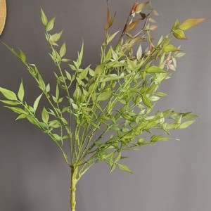 Tiges artificielles de Nandina Domestica, fausses branches de <span class=keywords><strong>bambou</strong></span> céleste, feuillage artificiel pour arrangements floraux de mariage et de maison - Product Image 3