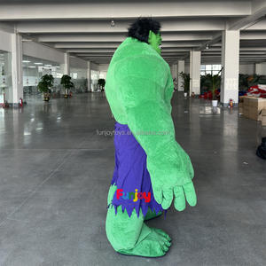 220cm enorme inflable <span class=keywords><strong>Hulk</strong></span> Green Man personaje de dibujos animados mascota disfraz fiesta publicidad ceremonia Props - Product Image 5