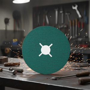 แผ่นใยขัดคอรันดัม 115x22 มม. พร้อมน้ำยาหล่อเย็น AB3080 สำหรับงานเจียร - Product Image 3