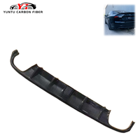 Diffuseur de pare-chocs arrière en fibre de carbone véritable pour Volkswagen Passat B7 2011-2015, lèvre de spoiler arrière, séparateur de pare-chocs arrière, fabrication sur mesure