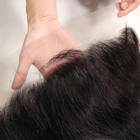 Cierre de Encaje HD Transparente 4x4 5x5 6x6 7x7 de Cabello Humano Virgen Indio al por Mayor, Cierre Frontal de Encaje HD 13x4 13x6 de Cabello Humano Indio Virgen