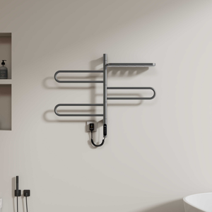 Sèche-serviettes chauffant rotatif à 360 degrés en acier inoxydable, vente directe d'usine - Product Image 6