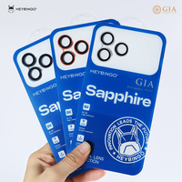 Protection d'objectif d'appareil photo en verre trempé saphir pour 17 Pro Max avec dureté 9H