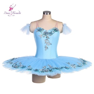 Costumes de scène pré-professionnels, bustier en spandex bleu pâle, tutus BLL550, favoris de <span class=keywords><strong>la</strong></span> danse pour porter en groupe, tutu de danse classique - Product Image 1