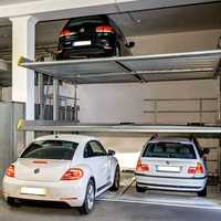Vente directe usine : Système de stationnement hydraulique en acier à trois niveaux souterrain, sans évitement de trous, pour garage et stockage de véhicules en sous-sol