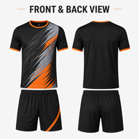 Tenue de football personnalisée à séchage rapide pour jeunes, kit à manches courtes pour club de football adolescent, compétition de ligue