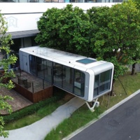 Maison Capsule Spatiale Modulaire Préfabriquée Mobile, Casa Prefabricada, pour Hôtels et Usage Familial, Origine Chine