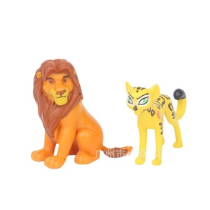 12 Little Lion Hand Doll Rhino Hippo Lion King Modelo Juguete Escena Adornos Película Animación Plástico Frozen Personajes Original - Product Image 5