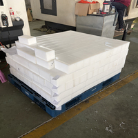 Bande transporteuse en plastique HDPE à surface lisse pour composants de machines OEM, haute résistance à l'usure, taille personnalisée, usine OEM