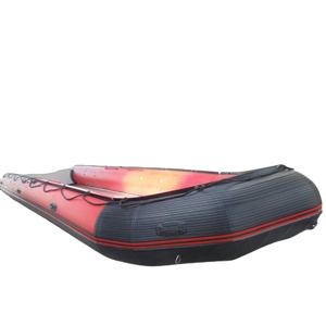 Goboat GTS800 Yate Deportivo Inflable de 26.3 pies (<span class=keywords><strong>8</strong></span> <span class=keywords><strong>Metros</strong></span>) con Suelo de PVC y Casco de Aluminio, Capacidad para 20 Personas, Estable y Duradero, Motor Fuera de Borda, para Océano - Product Image 1
