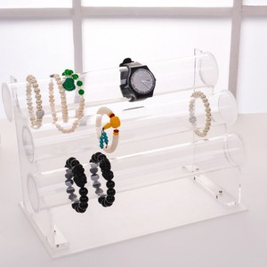 Giá Để Vòng Tay <span class=keywords><strong>Acrylic</strong></span> Tháo Rời Bán Sỉ Nhà Máy Với 3 Ống Giá Trưng Bày Vòng Tay Để Bàn Trưng Bày Vòng Tay - Product Image 6
