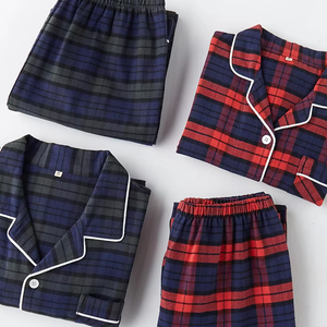 Prix de gros bon marché, <span class=keywords><strong>pyjamas</strong></span> en flanelle décontractés à manches longues pour hommes pour l'hiver - Product Image 5