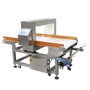 Touch screen digital haccp Food industry Metal Detectors Conveyor Belt Metal Detector For Processing Line