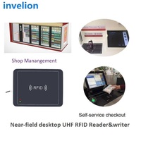 Détecteur multi-étiquettes en champ proche, lecteur-graveur RFID UHF de bureau, portée de 10 à 100CM pour magasin intelligent, inventaire de comptoir de caisse
