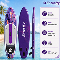 Planche de SUP gonflable tout-en-un ENTROFFY OEM avec logo personnalisé, technologie Drop Stitch, pour la vente au détail de marques