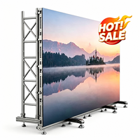 Водонепроницаемый внутренний светодиодный экран HD P2.6 P2.9 P3.91, передвижная LED-видеостена, аренда сценических панелей, гигантский LED-экран для улицы, наружный LED-дисплей