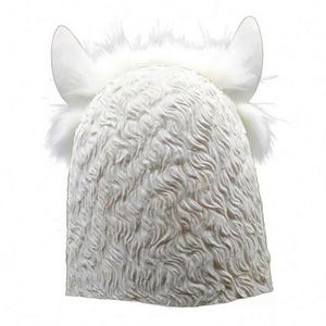 Máscara de Látex de Alpaca de Lujo para Disfraz de Halloween, Disfraz de Pato Novedoso - Product Image 4