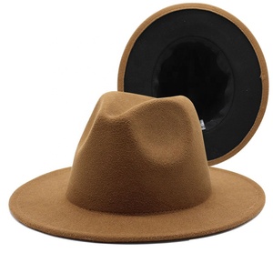 100% australien Chapeau <span class=keywords><strong>Paille</strong></span> homme plat Chapeau Homme Gangster large bord Panama Fedora feutre chapeau pour affaires pêche en hiver - Product Image 5