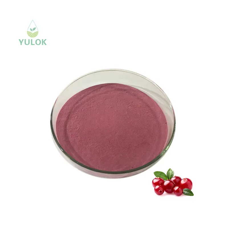 Multipurpose Food Colorant Organic Cranberry Fruit Powder Used for Food Industry