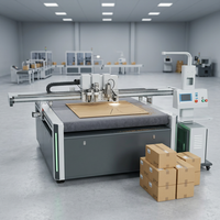 Máquina de Corte de Cartón Corrugado CNC con Cuchilla Vibratoria Digital Automática para Cajas de Embalaje Impresas
